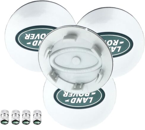 4PCS Wheel Center Cap Covers with 4PCS Tire Valve Stem Caps Covers Trim (Green+Black) in Saudi Arabia