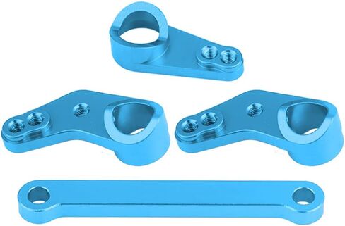 Aluminium Alloy Steering Servo Saver Complete, RC Steering Servo Saver for FS 53633/51805 / 51806 1/10 Scale RC Car, CNC Machined with Anodized Finish (532007B Blue) in Saudi Arabia