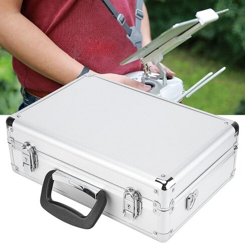Dan&Dre Remote Controller Box, Aluminum Alloy Case with High Density Foam Interior and Lockable Latch, for JR FUTABA Transmitter and Receiver in Kuwait