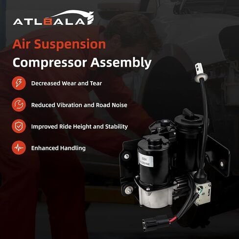 Air Suspension Compressor Compatible with 2007–2018 Lincoln Navigator & Ford Expedition, Replaces 7L1Z5319AE, 7L1Z5319A, 949-202 in Saudi Arabia