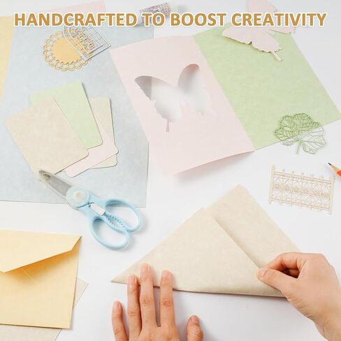 64 Sheets Colored Cardstock Paper, 8.5x11 Inch 250GSM Double Sided Card Stock Paper, 8 Morandi Colors Thick Construction Paper, Printer Craft Paper for DIY Journal Scrapbooking Card Making in Saudi Arabia