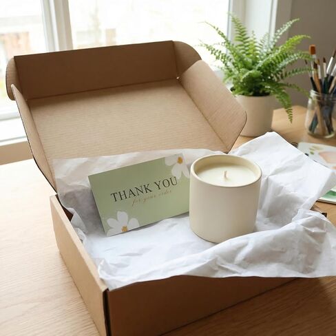 270 Pack Candle Care Instruction Cards for Handmade Candles, 3.5 x 2 Inches Candle Warning Labels and Safety Guide, Premium Cardstock Inserts for Candle Making Supplies and Small Business Packaging in Saudi Arabia