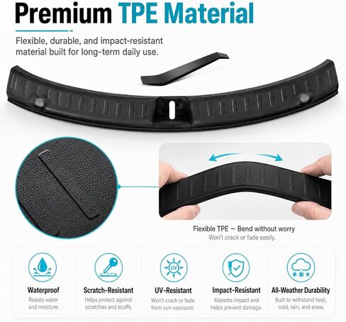 Rear Bumper Guard for 2025 2026 Tesla Model Y Juniper Rear Trunk Bumper Guard Sill Cover Protector for Tesla Model Y Juniper Accessories in Saudi Arabia