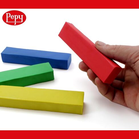 Pepy طين تشكيل البلاستيسين المعتمد على الزيت وغير القابل لإعادة الاستخدام، الألوان الأساسية، 3 أرطال، خالي من الكبريت وغير سام، رائع للأطفال والمبتدئين والفنانين، مثالي لمشاريع الفنون والحرف اليدوية in Kuwait