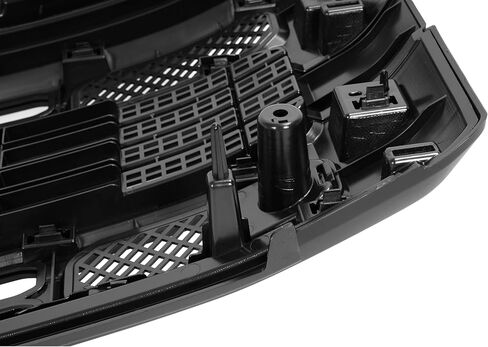 شواية متوافقة مع 2023-2025 Ford F250 F350 F450 F550 Super Duty باللون الأسود المصد الأمامي المطلي بالبلاستيك (ABS) لاستبدال PC3Z8200AB FO1200728 in Kuwait