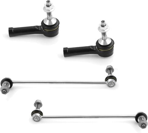 Suspension Kit Outer Tie Rod End & Sway Bar Front 4pcs for Ford for Interceptor for Utility 2013-2019 Steel in Kuwait