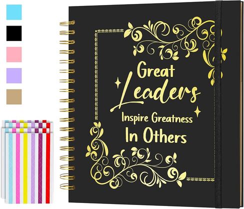 Leader Gift Great Leaders Inspire Greatness In Others Scrapbook Album DIY Album for Boss Leadership Photo Album Book. (Pink, 8x8) in Saudi Arabia