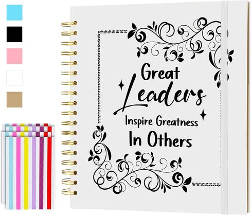 Leader Gift Great Leaders Inspire Greatness In Others Scrapbook Album DIY Album for Boss Leadership Photo Album Book. (Pink, 8x8) in Saudi Arabia