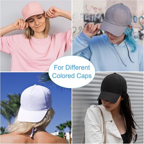 uxcell Snapback Strap Cover Holes Plastic Adjustable Hat Snap Buckle Replacement for Caps Repairing in Kuwait