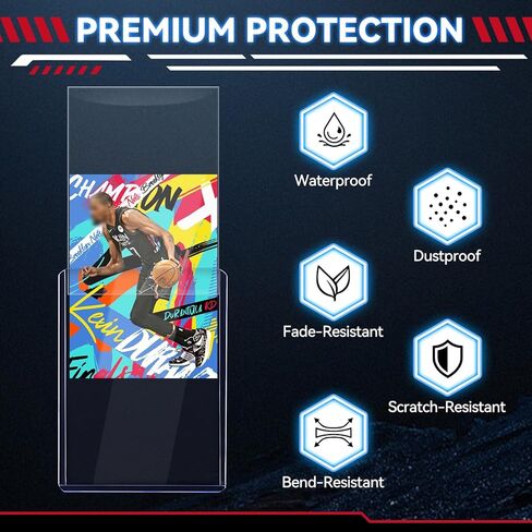 200 Card Sleeves Hard Plastic, 3"X 4" Top Loaders Card Protectors for Trading Sports Baseball Football Game Cards (100 Toploaders +100 Penny Sleeves) in Kuwait