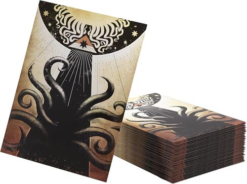 Gamegenic Arkham Horror: The Card Game Encounter Art Sleeves - Officially Licensed Full-Color Card Sleeves with Matte Back & Clear Front, Premium Protection for Standard-Sized Cards in Kuwait