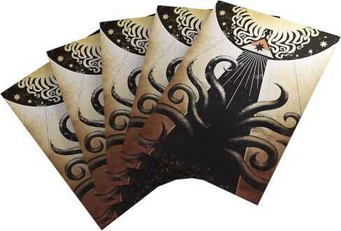 Gamegenic Arkham Horror: The Card Game Encounter Art Sleeves - Officially Licensed Full-Color Card Sleeves with Matte Back & Clear Front, Premium Protection for Standard-Sized Cards in Kuwait