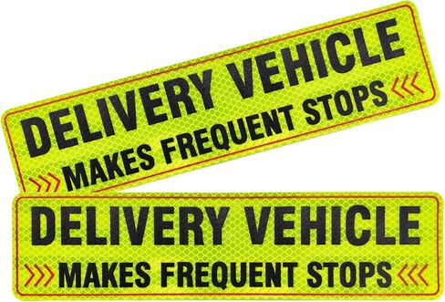 2 PCS Elderly Driver Car Magnet, 6"×4" Reflective Senior Driver Magnets Safety Warning Signs, Reusable Elderly Drivers Please Go Around Magnetic Sticker for Car Hood Bumper Tailgate (Style B) in Kuwait