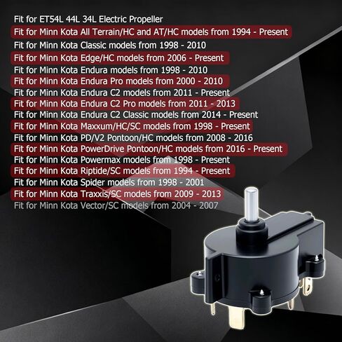 Motor Switch 2064028 Compatible with Minn Kota Endura Vector Turbo,Five Speed Forward Three Speed Reverse Switch in Kuwait