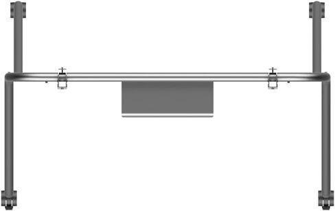 AG Neovo FMC-07 Smart Board Stand with Wheels,Mobile Rolling Stand for Classroom & Office, Holds up to 220lbs, Whiteboard Portable Cart on Wheels (for 55-86 Inch Smart Board) in Saudi Arabia