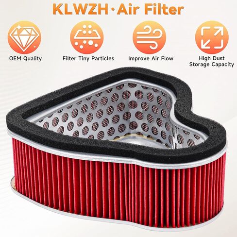 17213-MEA-670 Motorcycle Air Filter Compatible with Honda VTX1300C VTX1300R 2004-2009/VTX1300T 2008-2009/VTX1300S 2004-2008 Retro 2003 Retro SC52 2003-2007/VTX1300 S4 S5 S6 S7 2004-2007 VTX 1300 S in Saudi Arabia