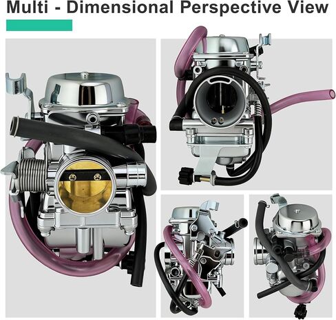 مكربن ​​Bayou 300 مناسب لدراجات Kawasaki KLF300B 2x4 1986-2004 & KLF300C 4x4 1986-2004 ATV مع فلتر هواء مفتاح الوقود in Kuwait