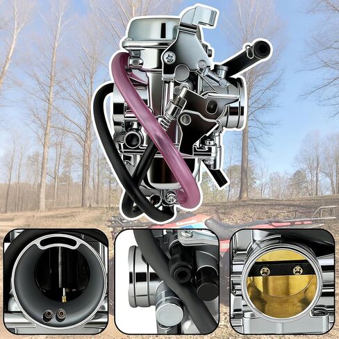 مكربن ​​Bayou 300 مناسب لدراجات Kawasaki KLF300B 2x4 1986-2004 & KLF300C 4x4 1986-2004 ATV مع فلتر هواء مفتاح الوقود in Kuwait