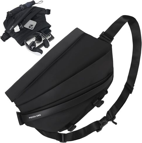 Electronics Organizer Sling Bag for Men & Women, Waterproof Tech Crossbody Bag for 13" Laptop & 11" Pad in Saudi Arabia