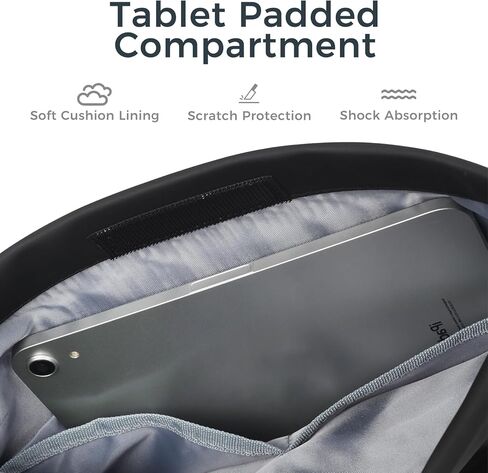 Electronics Organizer Sling Bag for Men & Women, Waterproof Tech Crossbody Bag for 13" Laptop & 11" Pad in Saudi Arabia
