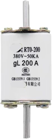 RT0-200 RTO-200 Fuse Core 380V-50KA 200A/180A/150A/125A/100A/80A/60A/120A GL Ceramic Square Tube Fuse(RT0-160A) in Saudi Arabia