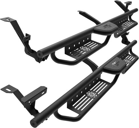 Running Boards Compatible with 2002-2008 Ram 1500, 2003-2009 Ram 2500 3500 Quad Cab, 500LBS Load Capacity Side Steps Heavy-Duty Steel Nerf Bars Bolt-on Step Plates Rock Sliders Rail in Saudi Arabia