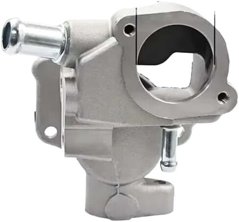 Engine Coolant Thermostat Housing Compatible with Aveo T200 T250 T255 Spark Matiz - Part Numbers 96666224 96610439 96317980 in Kuwait