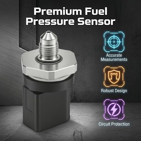 06J906051C Fuel Pressure Sensor, Replacement for Au-di A4, A5, A6, A8, Q5, Q7, RS4, R8, S5, S6, S8, TT; Replaces 06J906051C, 06J906051D in Kuwait