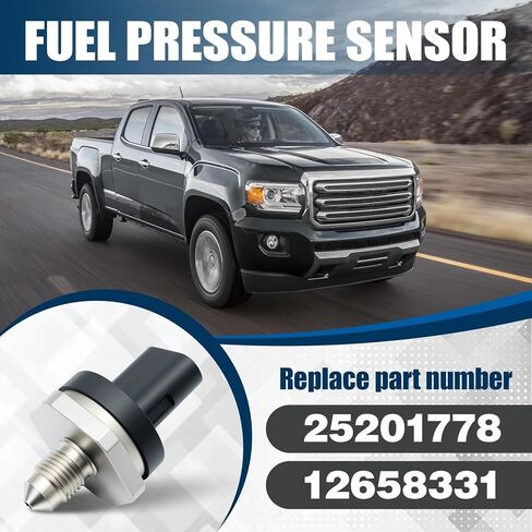 Fuel Pressure Sensor Compatible with GMC with Buick with Cadillac Replace for 25201778 12658331 in Kuwait