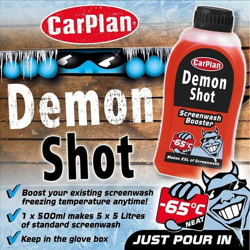CarPlan Demon Chill - Winter Gift Pack Screenwash Booster De-Icer & Antifreeze in Kuwait