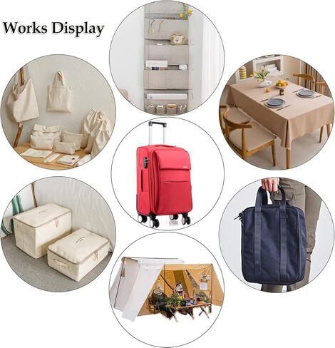 Waterproof Canvas Fabric by The Yard 58" W 600D Upholstery Polyester Material Indoor Outdoor Water Resistant Fabric for Chair Cushion Furniture Cover Sewing DIY Cloth, 1 Yard White in Saudi Arabia