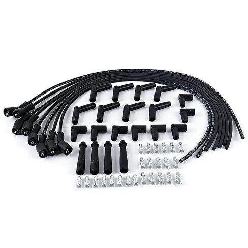 DVPARTS 5ft Universal Spark Plug Wire Set LS LT Remote Coil Spiral Core Straight 90 135 Boots 551083 Compatible with LS1 LS2 LS3 LS6 LM4 LM7 LQ4 LQ9 LY6 LC9 LH8 LMG L99 in Kuwait