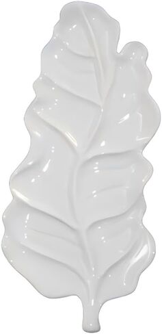 Leaf-Shaped Ceramic Paint Palette White Painting Tray Artist Porcelain Mixing Dish for Watercolor, Acrylic, Painter's Gift Painting Holder in Saudi Arabia