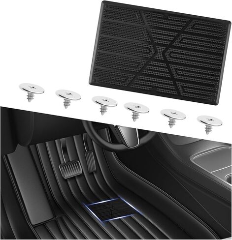 Car Floor Mats Carpet Patch Repair Kit with Screws,Anti-Slip Floor Mats for Cars Carpet Repair Kit,Automotive Floors Mat Carpets Repairs Patch for Heel Scuff Plate Rest Pedal Pad in Kuwait