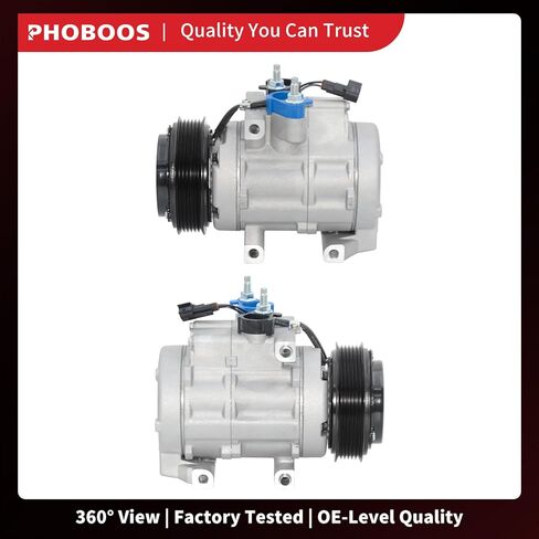ضاغط تكييف الهواء PHOBOOS مع قابض متوافق مع Ford Explorer 2006-2010 4.0L، Explorer 2009-2010 4.6L وMercury Mountaineer 2006-2010 4.0L، المرجع. 67189، طراز FS20 [فقط للطرز ذات مكيف الهواء الخلفي] in Kuwait