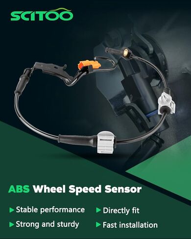 SCITOO 2 pcs Front Left Right ABS Wheel Speed Sensors Fit for 2002 2003 2004 2005 2006 for Honda CR-V ALS1086 ALS1098 in Kuwait