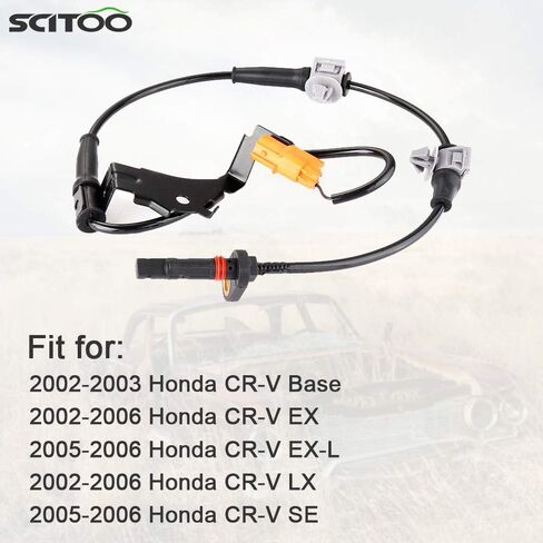SCITOO 2 pcs Front Left Right ABS Wheel Speed Sensors Fit for 2002 2003 2004 2005 2006 for Honda CR-V ALS1086 ALS1098 in Kuwait
