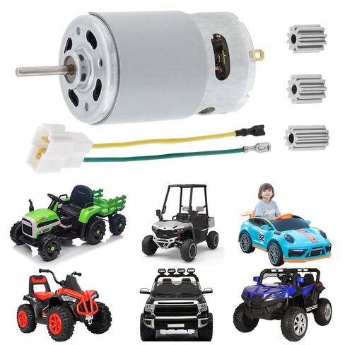 RS555 DC Motor 24V 40000RPM High Speed Electric Motor Replacement for Kid's Ride on Car Drive Motor Upgrade with 3 Types Gears (200, Horsepower, 40000, RPM) in Saudi Arabia