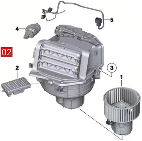Heater Fan Blower Resistor Compatible with F10 F18 F01 F02 F07 520I 525I 530I 730I 740I Heater Blower Motor Regulator Resistor 64119226780 in Saudi Arabia