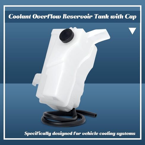 21711-JG000 Coolant Overflow Reservoir Tank with Cap Replacement for Nissan Rogue 2008-2013 Rogue Select 2014-2015 2.5L L4, Replace 603-498 NI3014124 21711JG000 603498 217123NA0A in Kuwait
