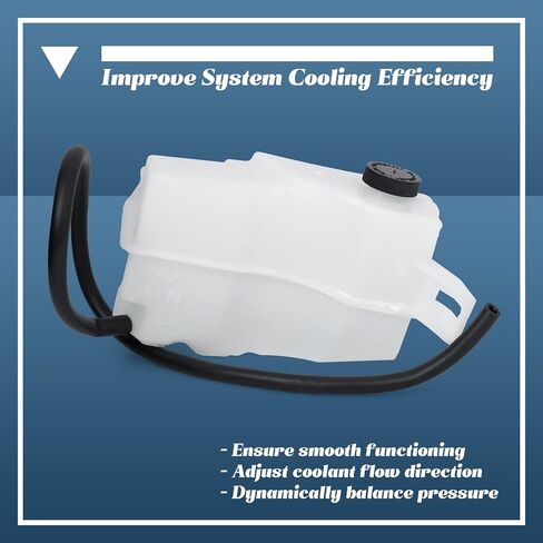 21711-JG000 Coolant Overflow Reservoir Tank with Cap Replacement for Nissan Rogue 2008-2013 Rogue Select 2014-2015 2.5L L4, Replace 603-498 NI3014124 21711JG000 603498 217123NA0A in Kuwait