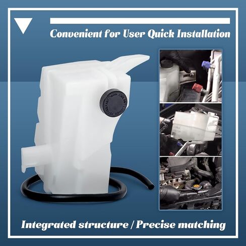 21711-JG000 Coolant Overflow Reservoir Tank with Cap Replacement for Nissan Rogue 2008-2013 Rogue Select 2014-2015 2.5L L4, Replace 603-498 NI3014124 21711JG000 603498 217123NA0A in Kuwait