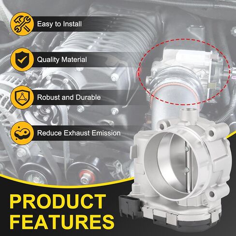 Electronic Throttle Body For Chrysler 200 300 For Dodge Challenger Charger Durango For Jeep Grand Cherokee L Wrangler JK For Ram 1500 Classic C/V ProMaster 1500 2500 3500 Replaces# 5184349AB in Kuwait