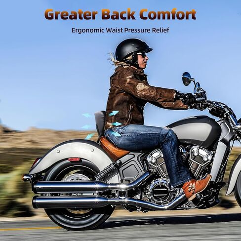Motorcycle Driver Backrest Rider Backrest Backpad Mount Kit Compatible with Indian Scout Sixty/Bobber/Classic Solo Seat 2025 in Kuwait