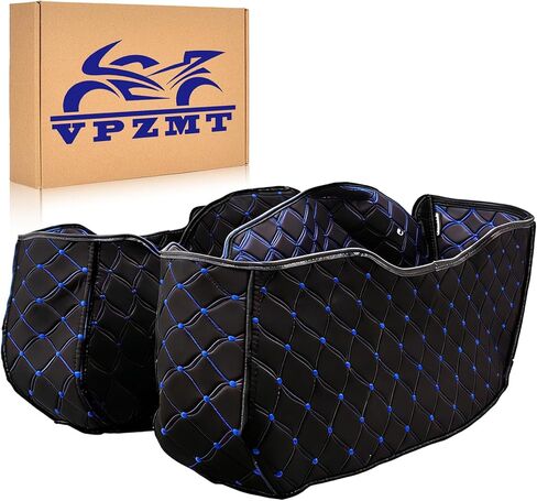 Saddlebags Liners Carpet Insert for 2023 2024 2025 2026 Harley Touring Road Glide, Street Glide, CVO Road Glide, CVO Street Glide, CVO Road Glide ST Models (Blue Stitching) in Kuwait