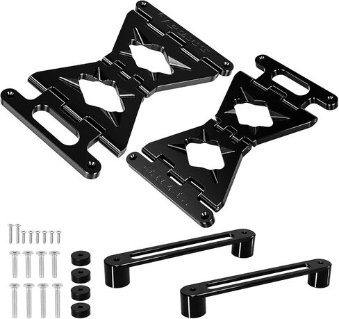 Aluminum Saddlebag Lid Supports Stoppers for Harley Davidson Touring Street glide, Electra glide, Road glide, Road king, Ultra limited 2014-2025 (Replaces# Flimsy OEM Straps) in Kuwait