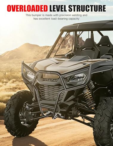 Talon 1000 Front Bumper Brushguard, Heavy-Duty Steel Combined Brush Guard Protector for Honda Talon 1000R 1000X 1000X-4 2022-2025 Accessories, Impact-Resistant, Protect Headlights Front End in Kuwait