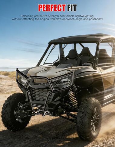 Talon 1000 Front Bumper Brushguard, Heavy-Duty Steel Combined Brush Guard Protector for Honda Talon 1000R 1000X 1000X-4 2022-2025 Accessories, Impact-Resistant, Protect Headlights Front End in Kuwait