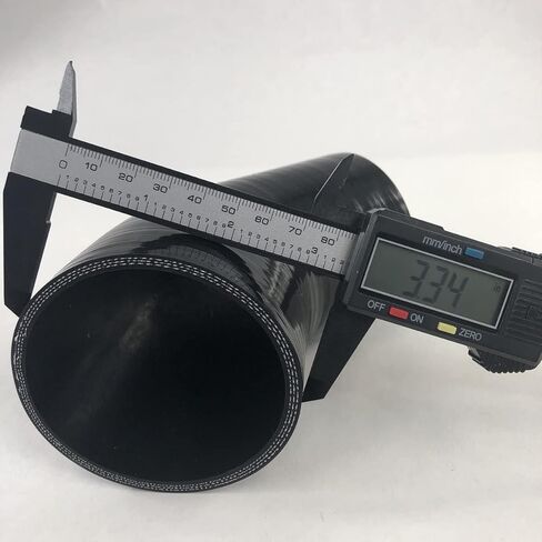 3 "إلى 2.5" معرف. وصلة سيليكون لخرطوم الكوع بزاوية 45 درجة باللون الأسود العالمي مع مشابك على شكل حرف T in Kuwait