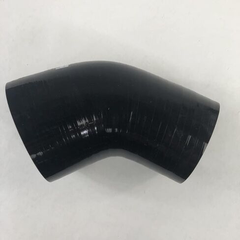3 "إلى 2.5" معرف. وصلة سيليكون لخرطوم الكوع بزاوية 45 درجة باللون الأسود العالمي مع مشابك على شكل حرف T in Kuwait